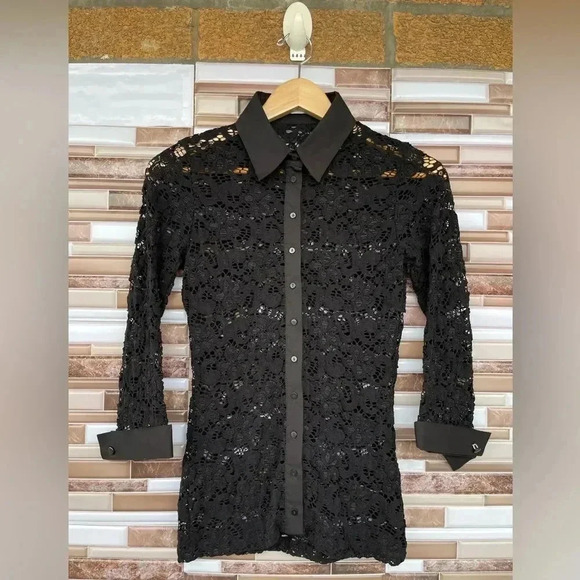ANNE FONTAINE MELISSA SHIRT SIZE SMALL - Picture 1 of 11